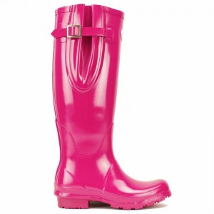 Botas Wellington Rockfish Everyday Altas Side Adjustable Mujer Rosas Rojas | WHI452YM