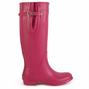 Botas Wellington Rockfish Everyday Altas Side Adjustable Mujer Rosas Rojas | SMA6733YG