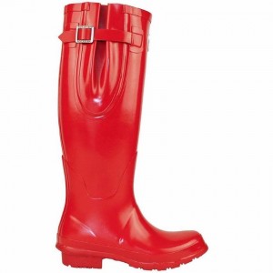 Botas Wellington Rockfish Everyday Altas Side Adjustable Mujer Rojas | TJB3814VO