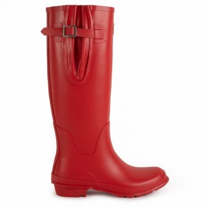 Botas Wellington Rockfish Everyday Altas Side Adjustable Mujer Rojas | CYU3987DO