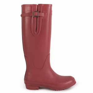 Botas Wellington Rockfish Everyday Thermal Altas Side Adjustable 3mm Neoprene Insulated Mujer Rojas Oscuro | QOM8836YD