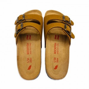 Sandalias Rockfish Kendall Two-Correa Double Correa Mujer Marrones | SYN4645ME