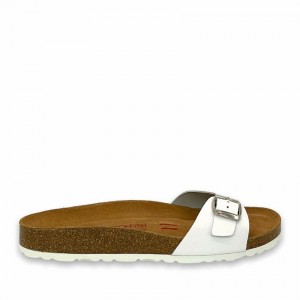 Sandalias Rockfish Talulah One-strap Single Correa Mujer Blancas | SXC59AE