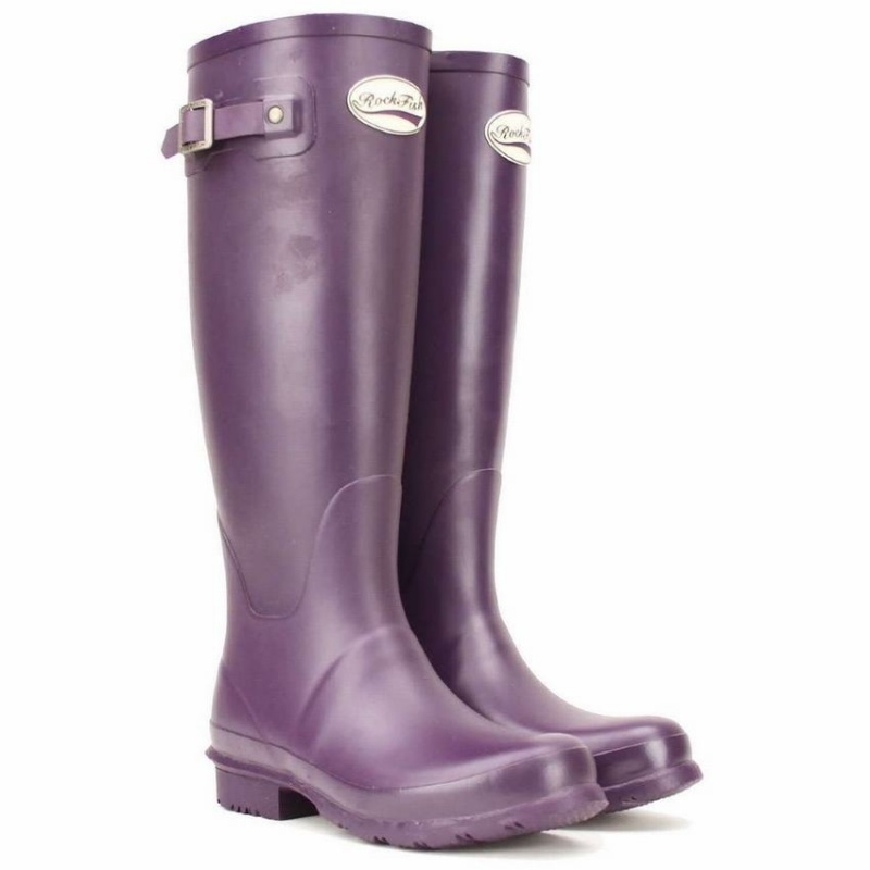 Botas Wellington Rockfish Classic Altas Mujer Moradas | BTO10064RV