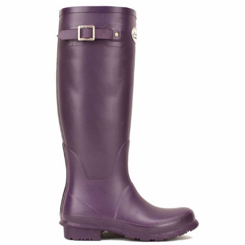 Botas Wellington Rockfish Classic Altas Mujer Moradas | BTO10064RV