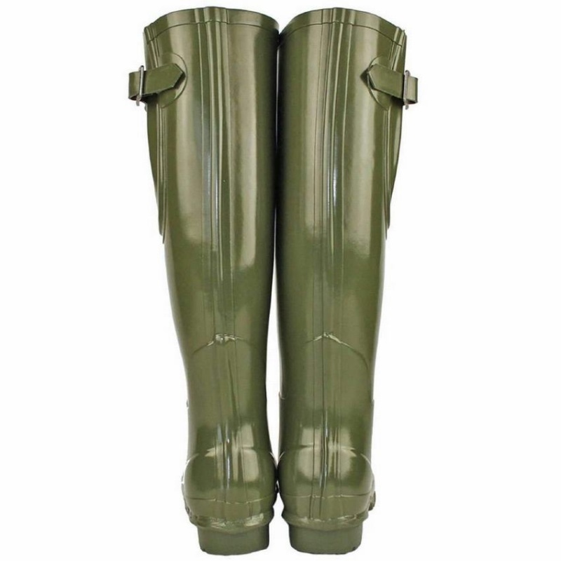 Botas Wellington Rockfish Everyday Altas Side Adjustable Mujer Verde Oscuro | WRB9430ZO