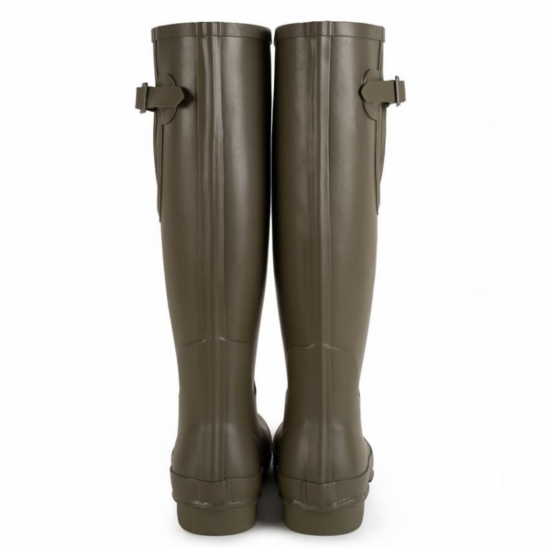 Botas Wellington Rockfish Everyday Altas Side Adjustable Mujer Verde Oscuro Marrones | SVN5133MI