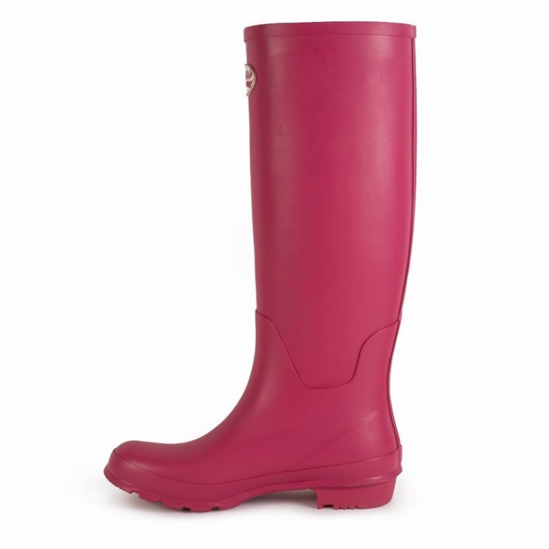 Botas Wellington Rockfish Everyday Altas Side Adjustable Mujer Rosas Rojas | SMA6733YG