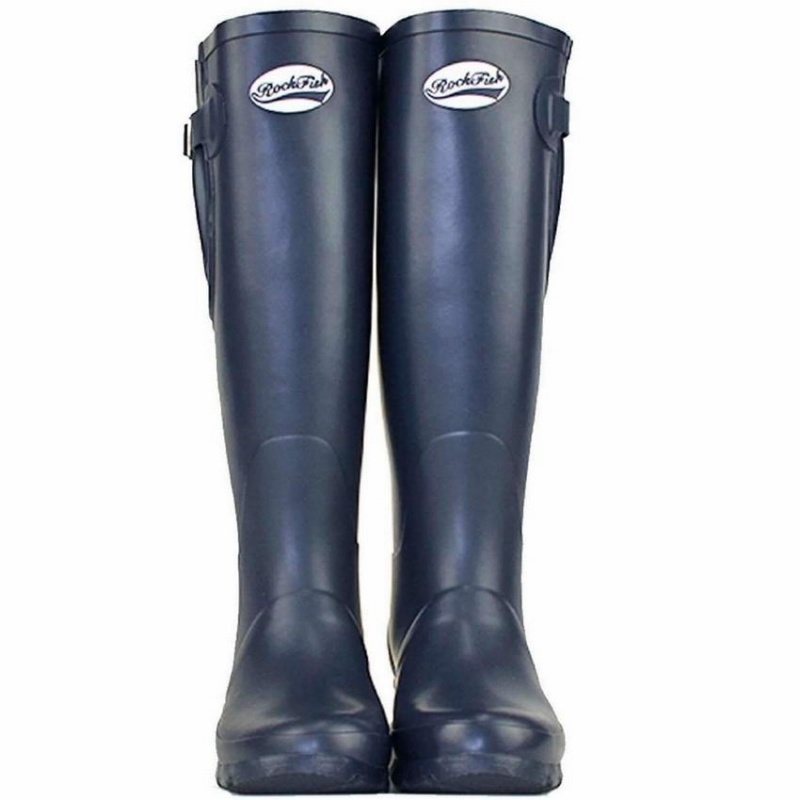 Botas Wellington Rockfish Everyday Altas Side Adjustable Mujer Azul Marino Azules | MTZ10072DM