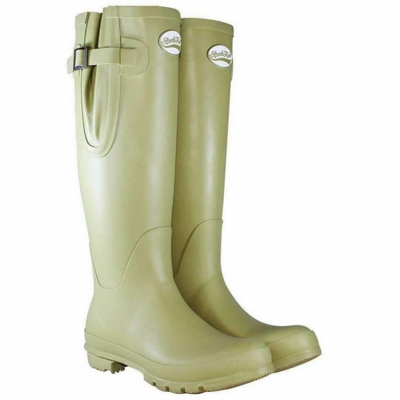 Botas Wellington Rockfish Everyday Altas Side Adjustable Mujer Verde Claro | JZB5827KN