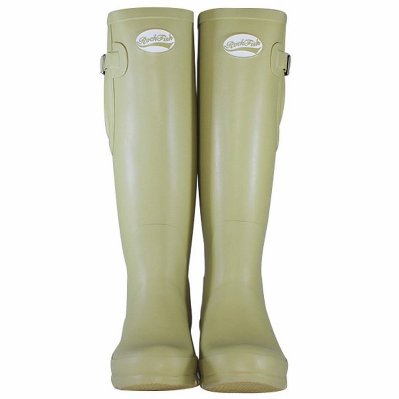 Botas Wellington Rockfish Everyday Altas Side Adjustable Mujer Verde Claro | JZB5827KN