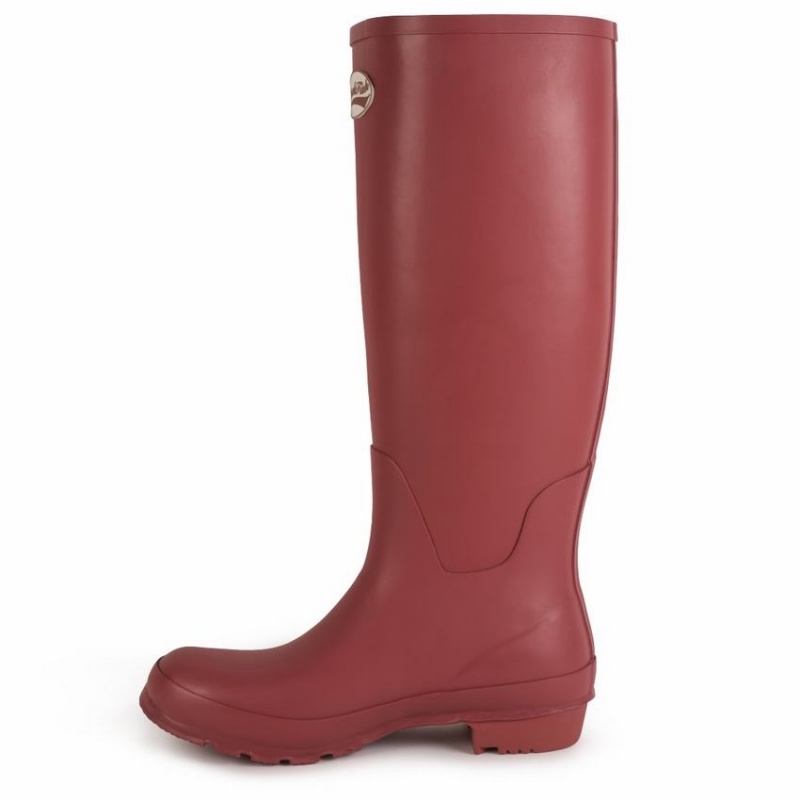 Botas Wellington Rockfish Everyday Thermal Altas Side Adjustable 3mm Neoprene Insulated Mujer Rojas Oscuro | QOM8836YD