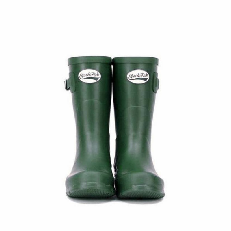 Botas Wellington Rockfish Three Quarter Corta Mujer Verde | UVG5787OC