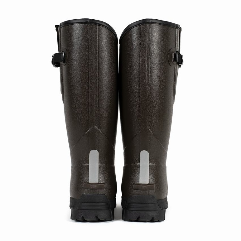 Botas Wellington Rockfish Walkabout Altas Side Adjustable 5mm Neoprene Insulated Hombre Marrones Oscuro | XXV8920SX