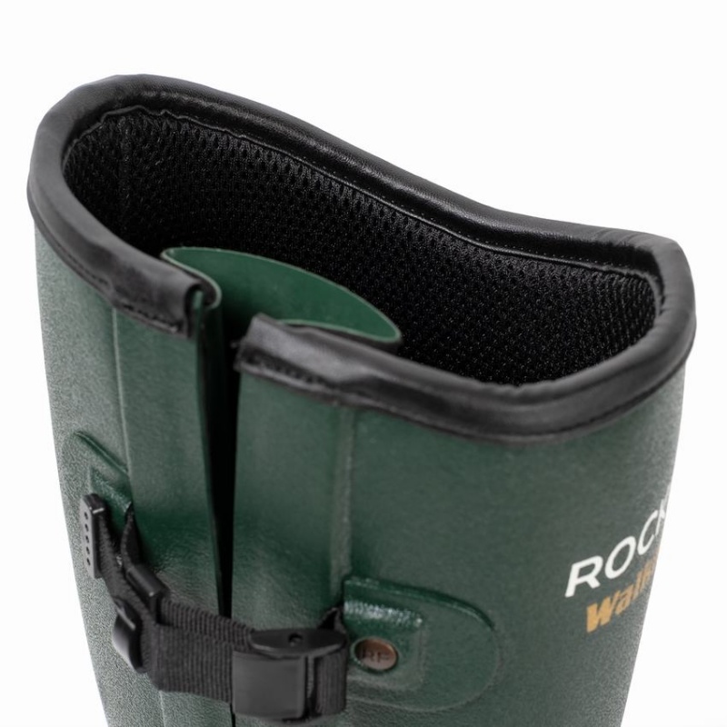 Botas Wellington Rockfish Walkabout Altas Side Adjustable 5mm Neoprene Insulated Hombre Verde Oscuro | MZI7422GI