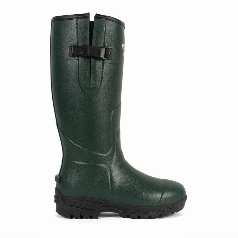 Botas Wellington Rockfish Walkabout Altas Side Adjustable 5mm Neoprene Insulated Hombre Verde Oscuro | MZI7422GI