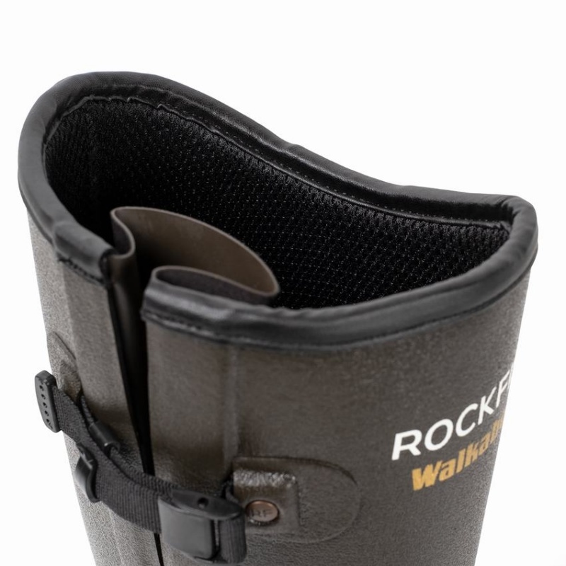 Botas Wellington Rockfish Walkabout Altas Side Adjustable 5mm Neoprene Insulated Hombre Marrones Oscuro | FHN162DV