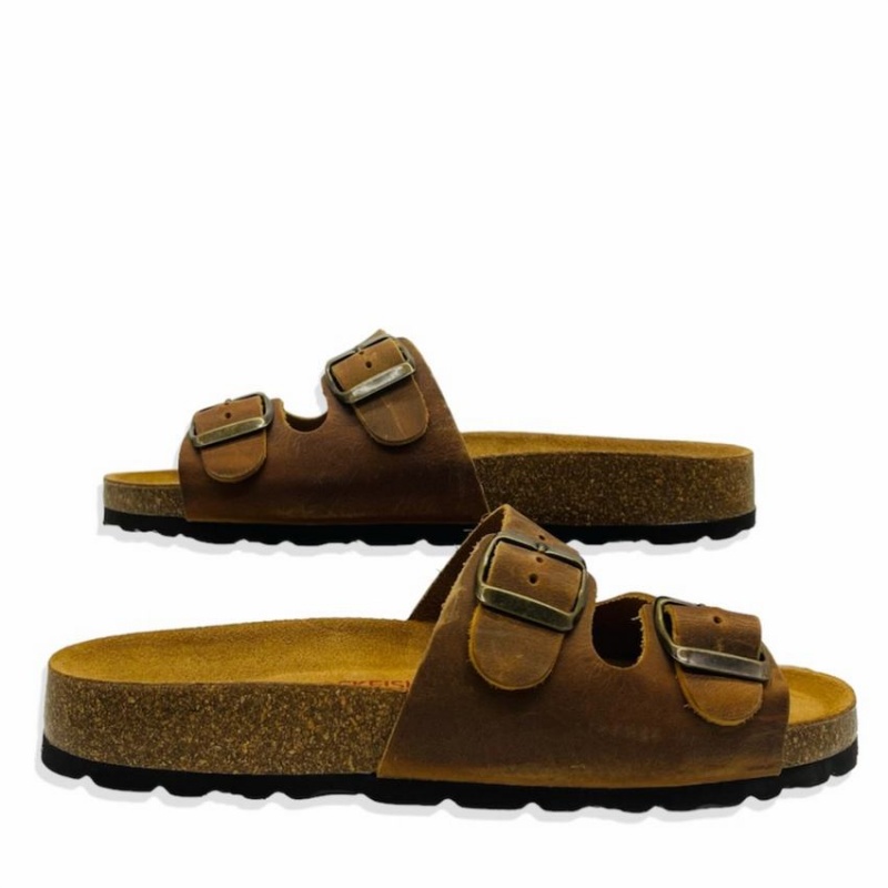 Sandalias Rockfish Kendall Two-Correa Double Correa Mujer Marrones Oscuro | VGM294IX