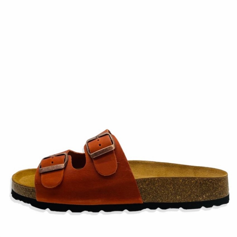 Sandalias Rockfish Kendall Two-Correa Double Correa Mujer Naranjas | GJZ7516SI