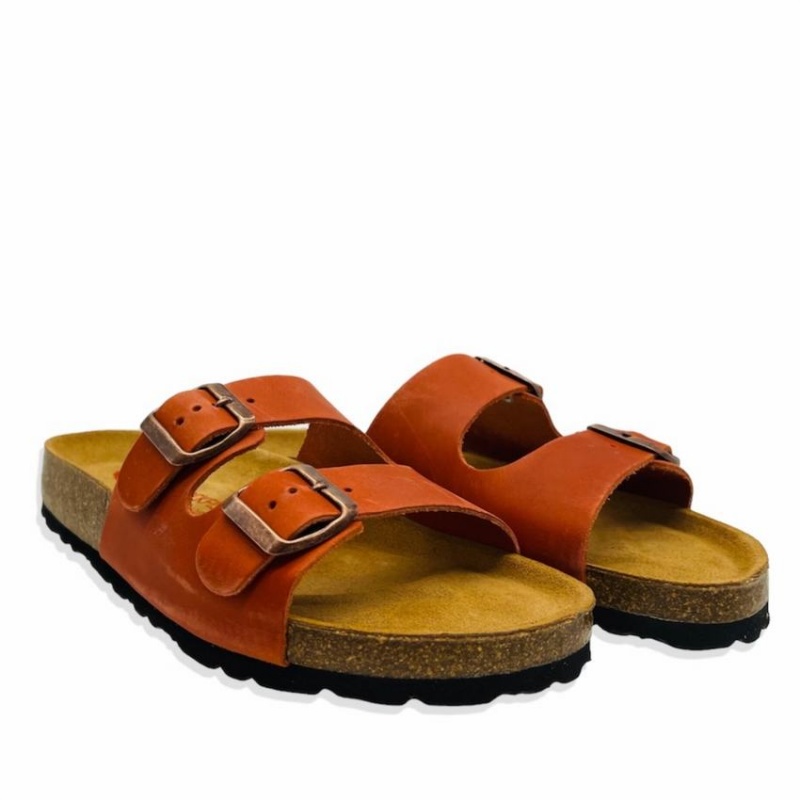 Sandalias Rockfish Kendall Two-Correa Double Correa Mujer Naranjas | GJZ7516SI