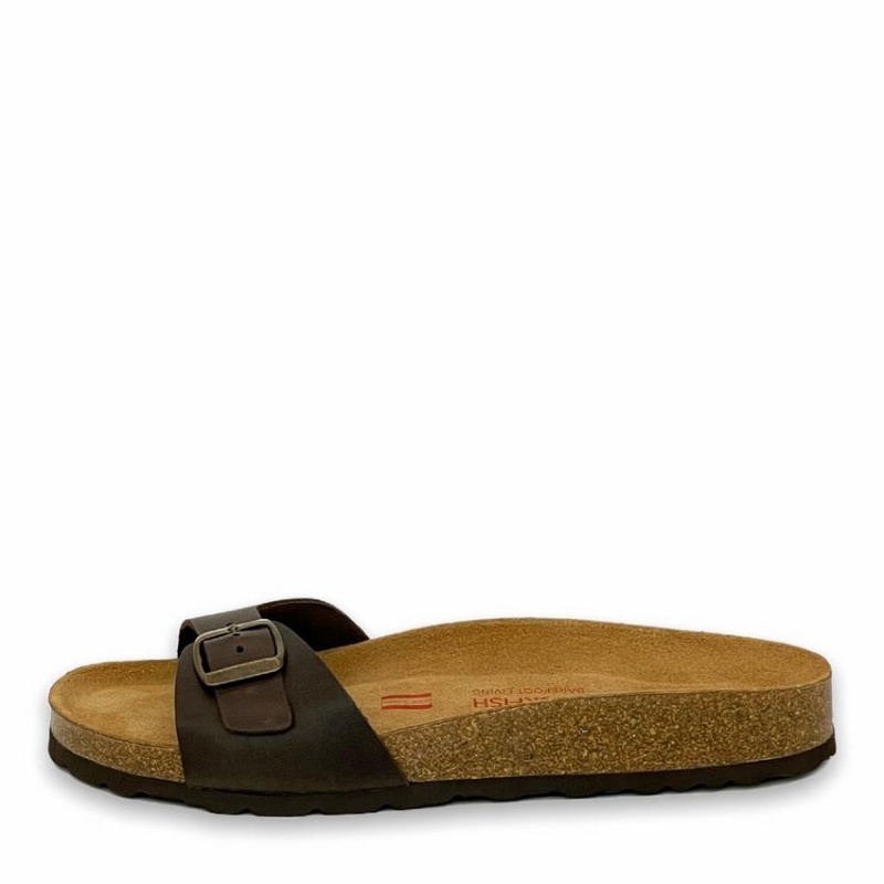 Sandalias Rockfish Talulah One-strap Single Correa Mujer Marrones Oscuro | SBV1033RG