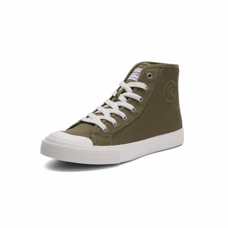 Zapatillas Altas Rockfish Original 745 Agua Repellent Lona Mujer Verde | TGQ7483QR